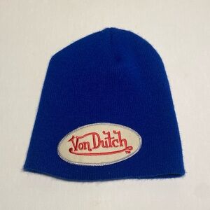 Vintage Y2K Von Dutch Green Logo Beanie O/S